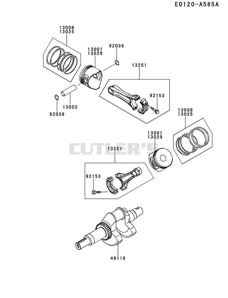 PISTON/CRANKSHAFT