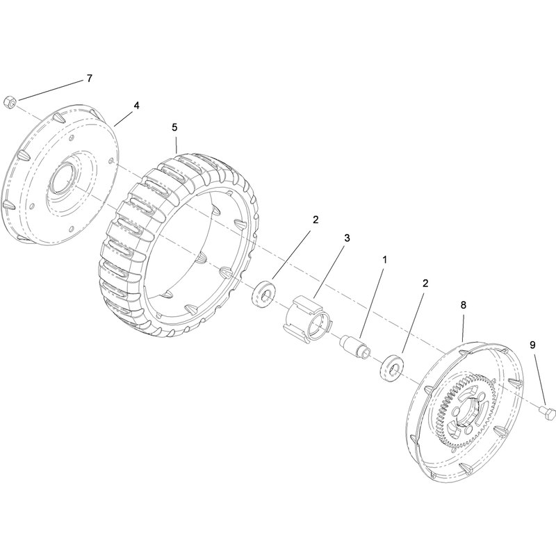 Wheel Assembly No 117-5253