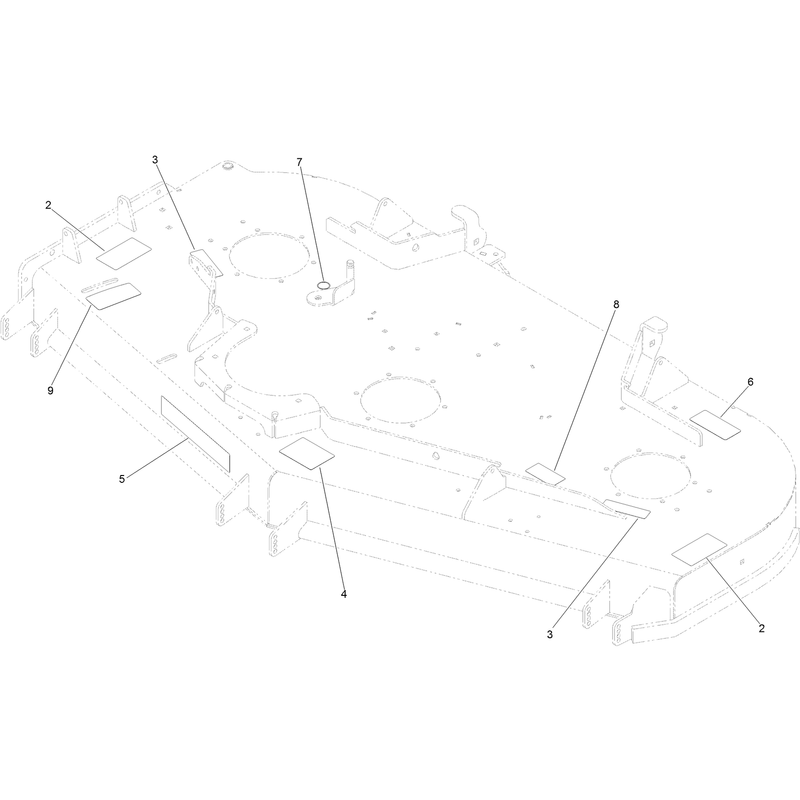 Deck Decal Assembly No 126-7723