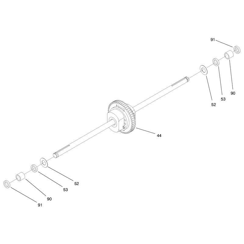 Hydro Transaxle Assembly Continued