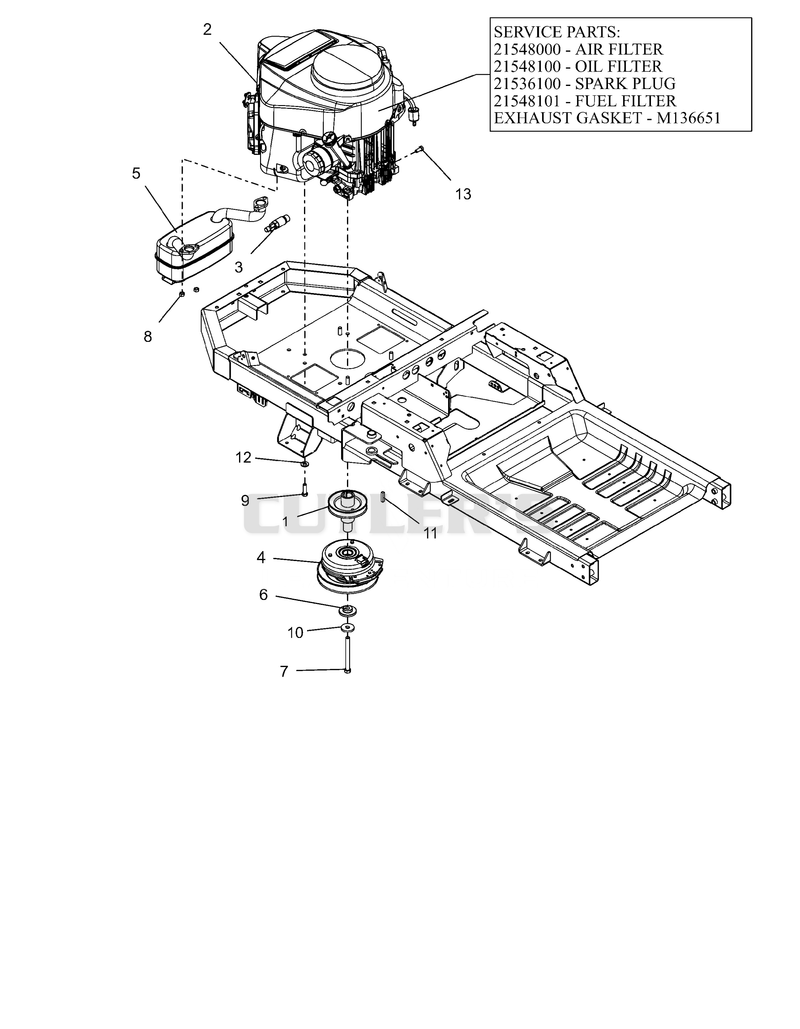 Engine - Kawasaki FR691