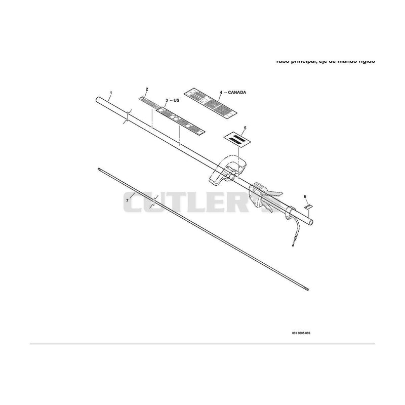 Main Pipe, Solid Driveshaft