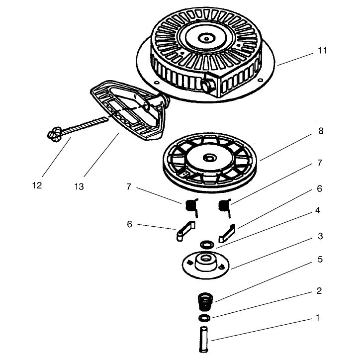 Recoil Starter No. 590733 (optional)
