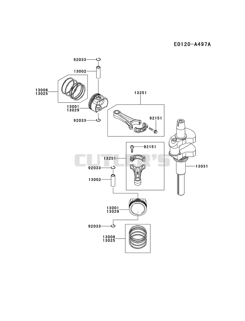 PISTON/CRANKSHAFT
