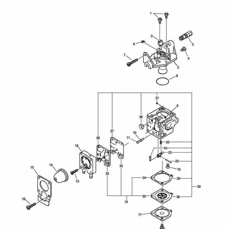 CARBURETOR -- RB-K75
