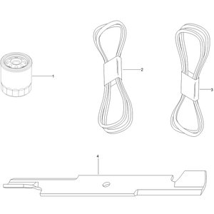 MVP Filter Belt and Blade Kit No 127-1632