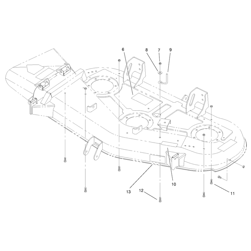 Belt Guide And Plug Bolts Assembly
