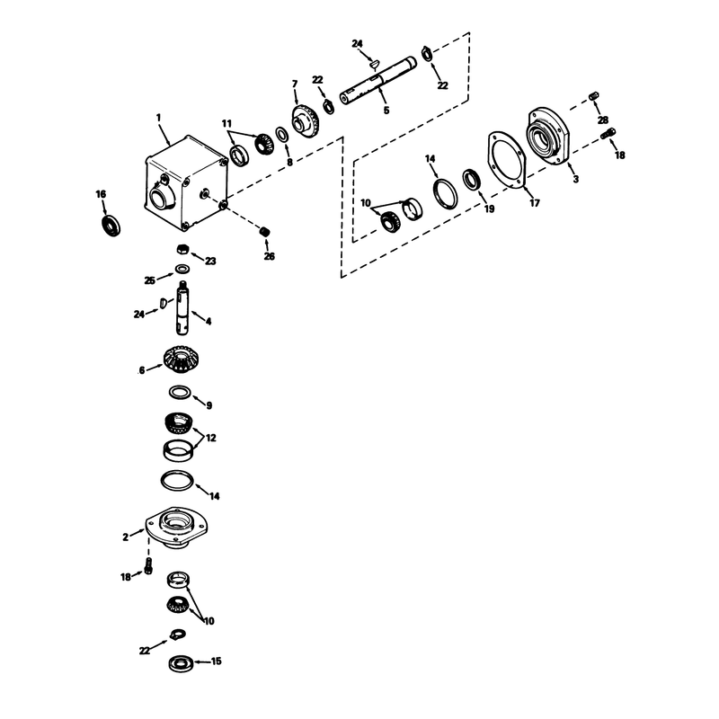 Gear Box Assembly Model No 1100-010