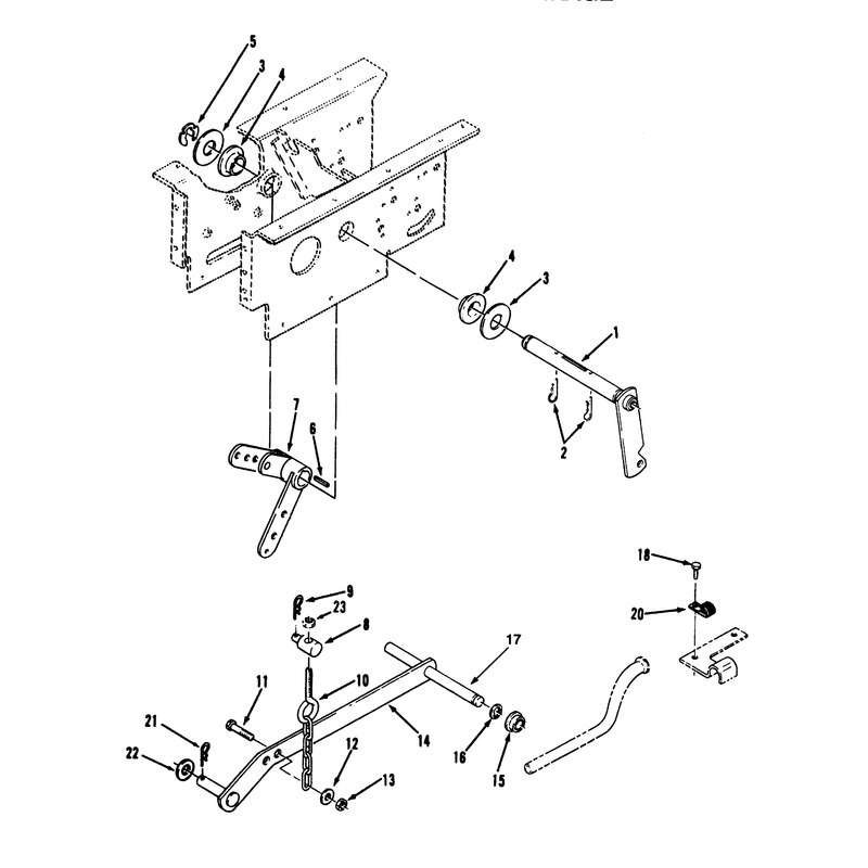 Hydrostatic Lift Linkage