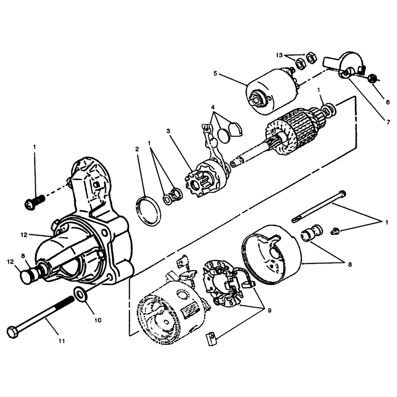Starter-Onan P220g Type I/10808d
