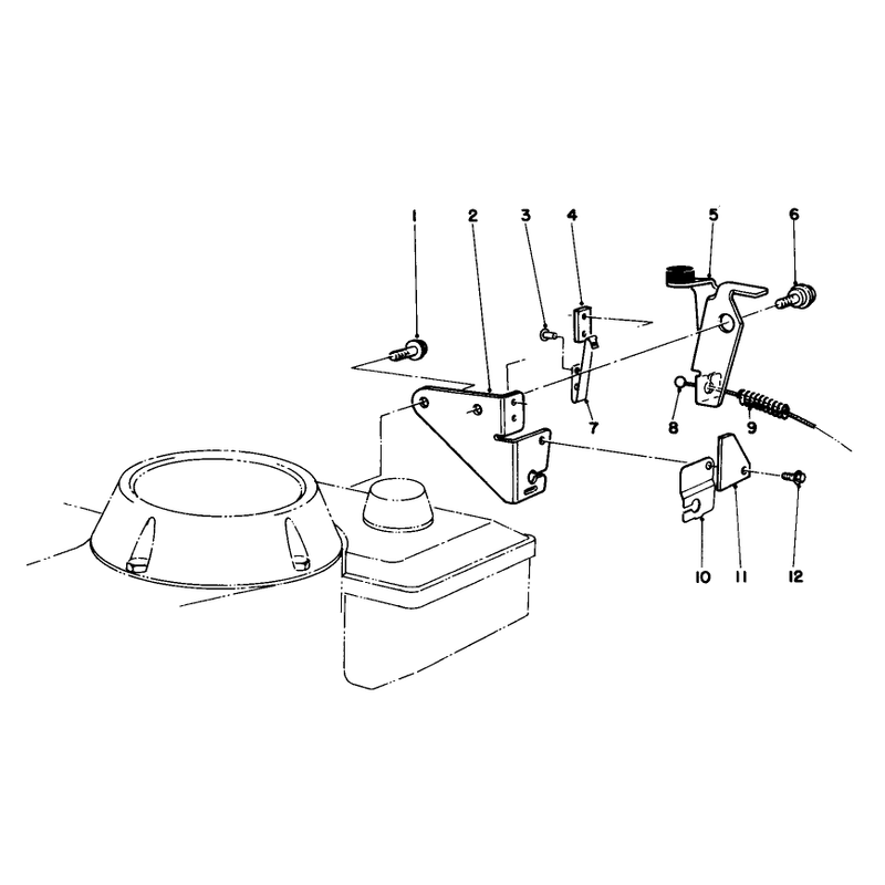 Brake Assembly Used on Units with Serial No 6002074 and Up