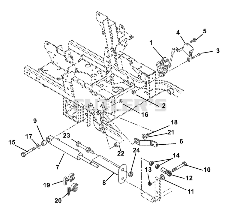 Lift Valve And Cylinder