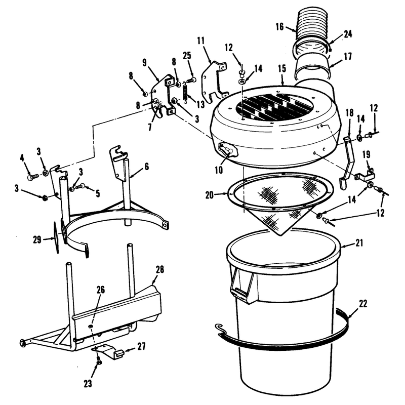 Canister and Frame Assembly