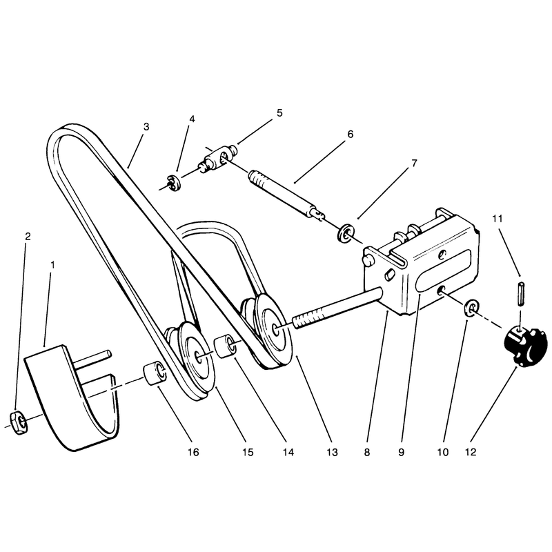 Deck Drive Belt Attachment