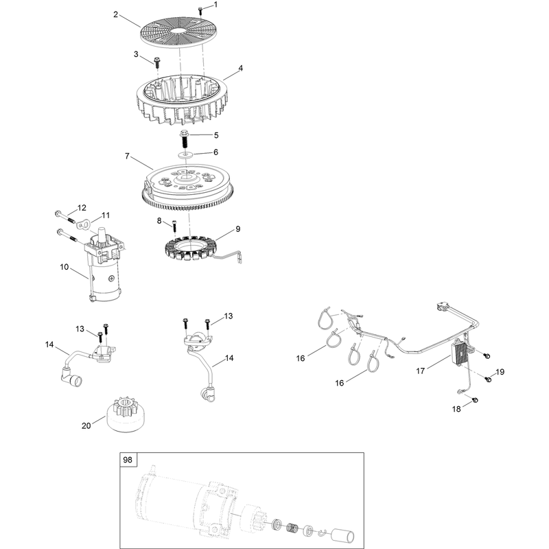 Ignition and Electrical Assembly