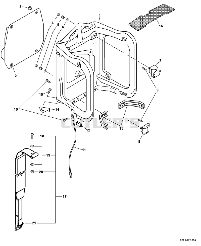 Backpack Frame, Harness