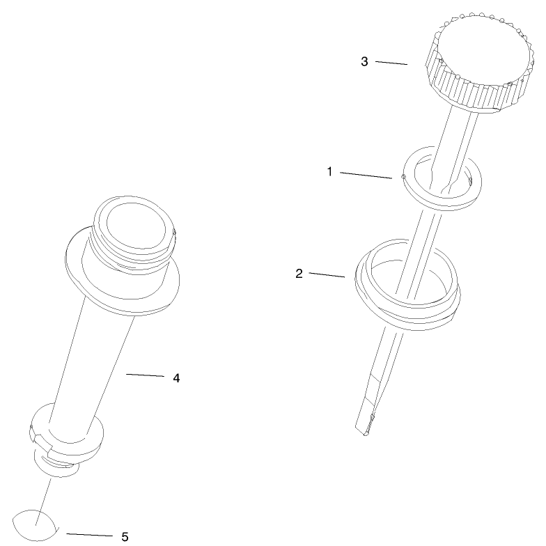 Dipstick and Oil Filter Assembly