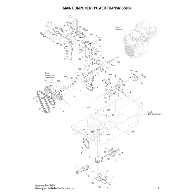 MAIN COMPONENT POWER TRANSMISSION
