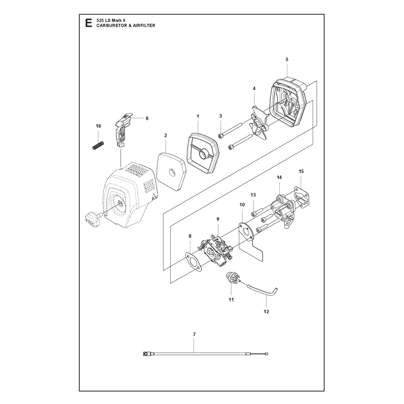 CARBURETOR AND AIR FILTER