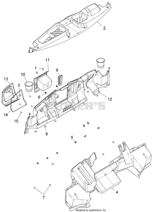Gravely 996200 Atlas JSV 3000 Gas, Base Parts Diagram