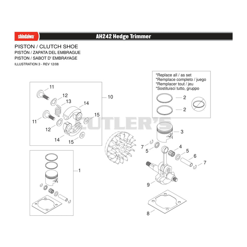 PISTON / CLUTCH SHOE