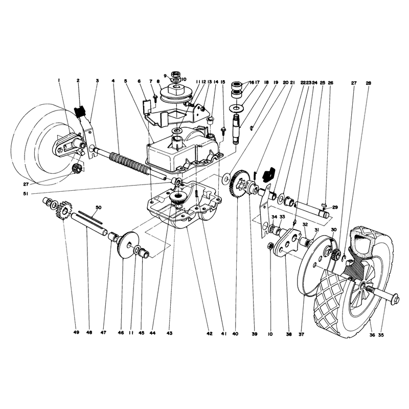 Gear Case Assembly Model No 16890