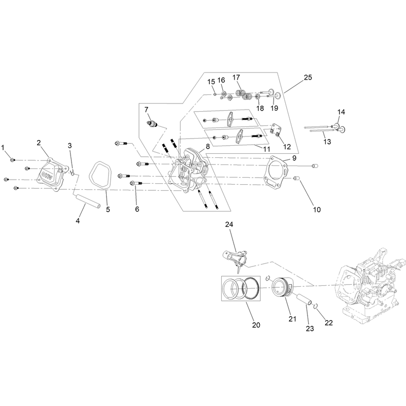 Piston and Head Assembly