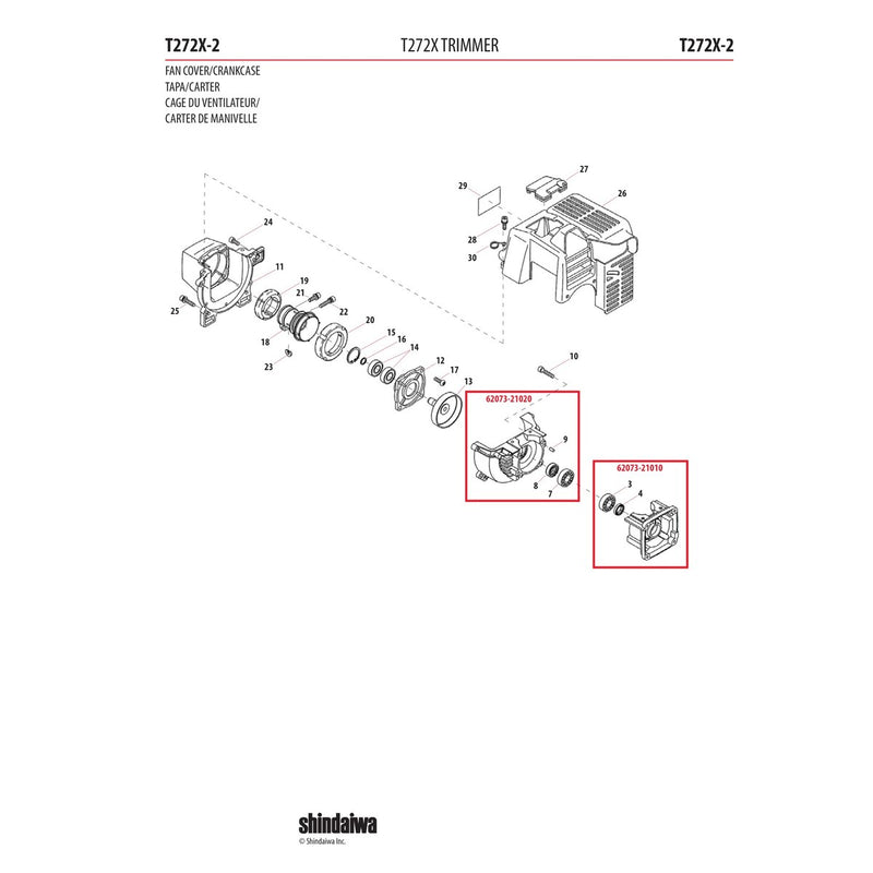 FAN COVER/CRANKCASE