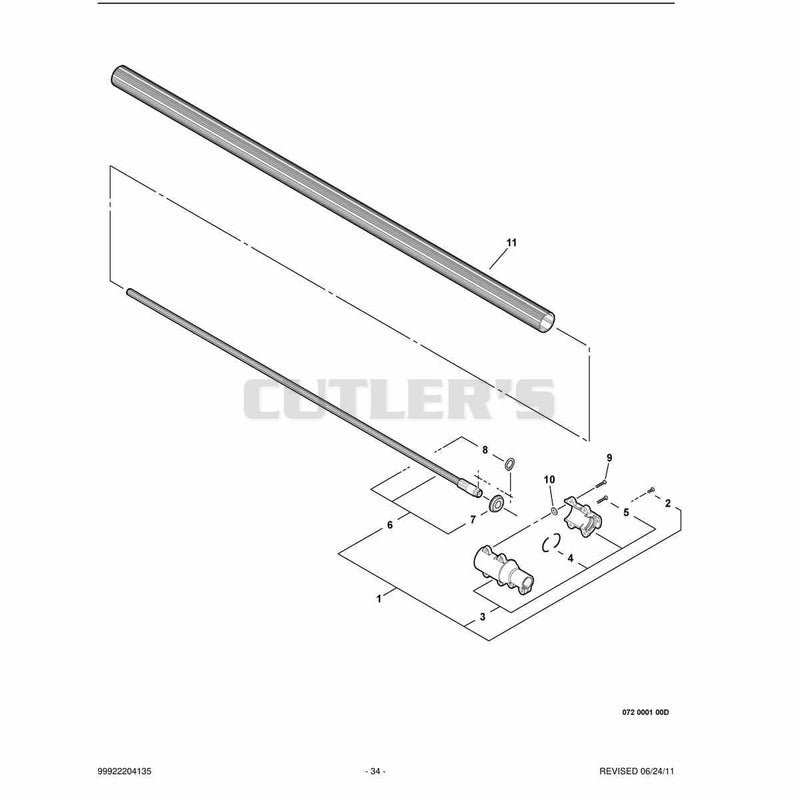 Main Pipe -- Lower S/N: E07811003179 - E07811999999