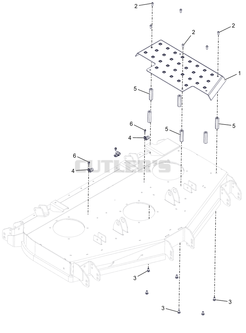 Deck Step Platform - 52" - RD