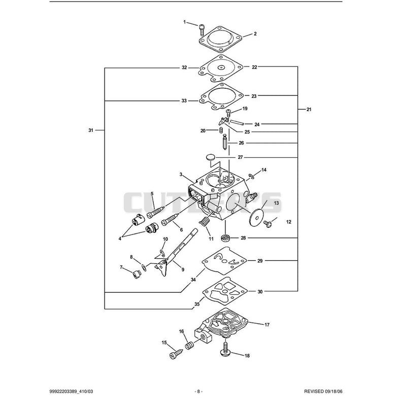 Carburetor -- WT-410C