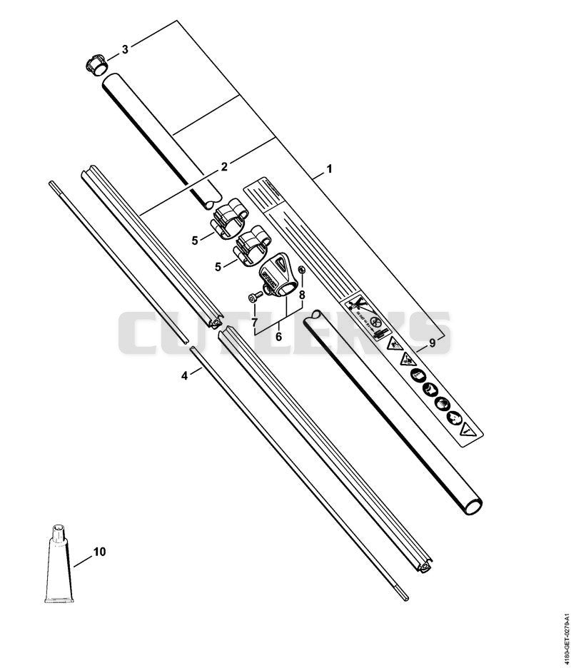 Drive tube assembly FS 91