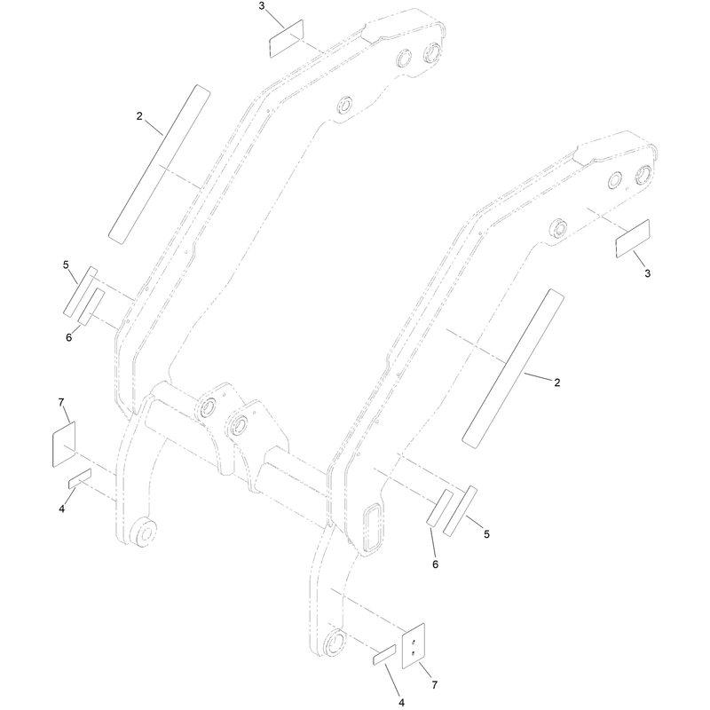 Loader Arm Assembly No 145-4307