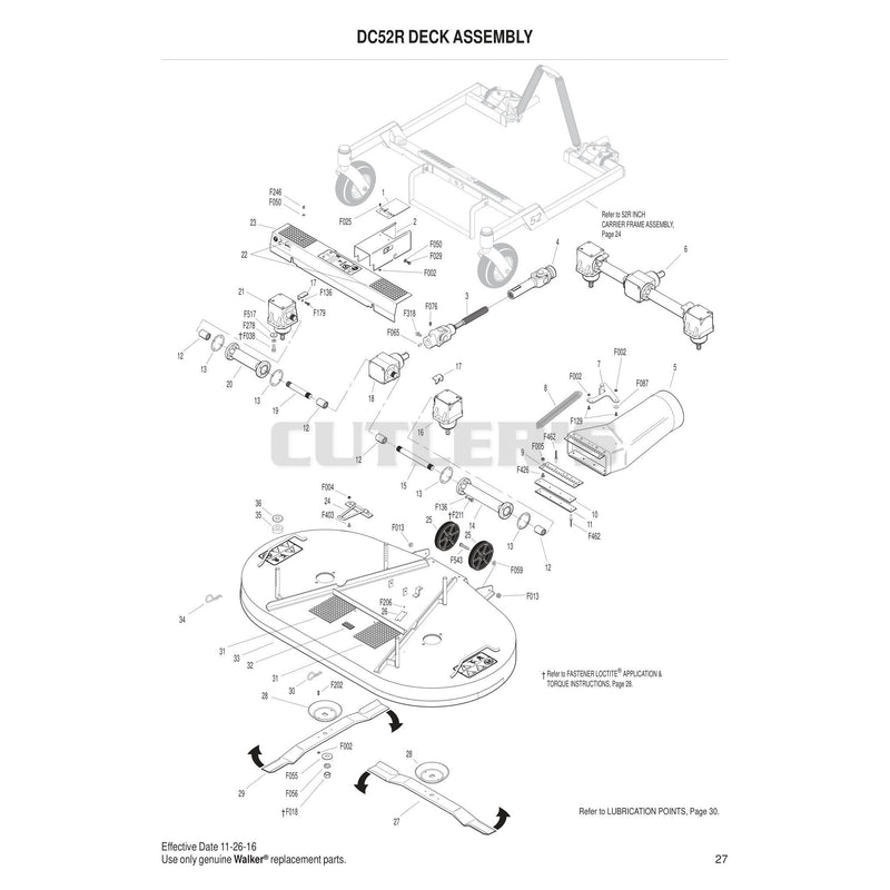 DC52R Deck Assembly