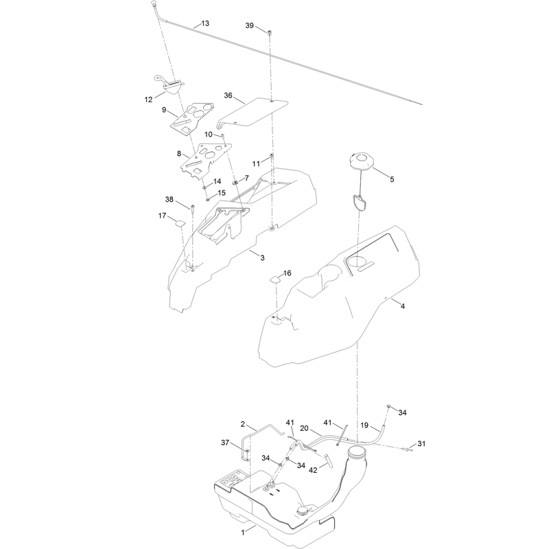 Body Styling and Fuel Tank Assembly