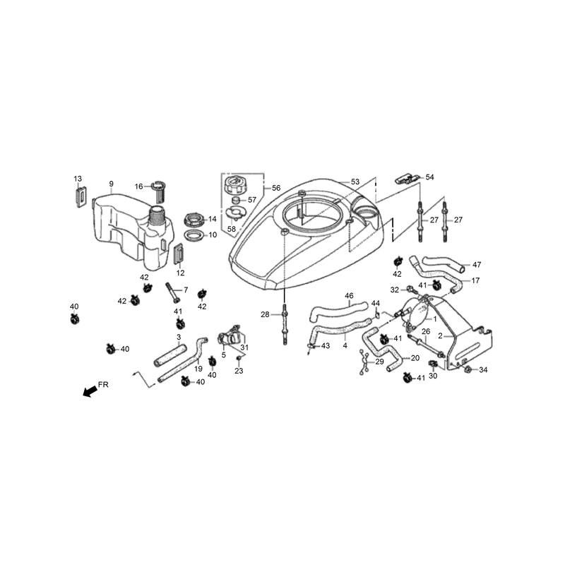 Fuel Tank and Fuel Pump Assembly