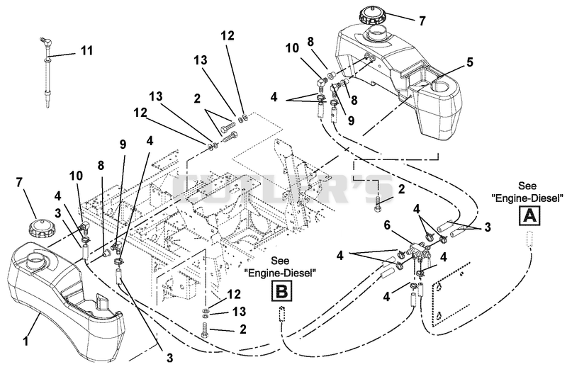 Fuel Tanks And Hoses
