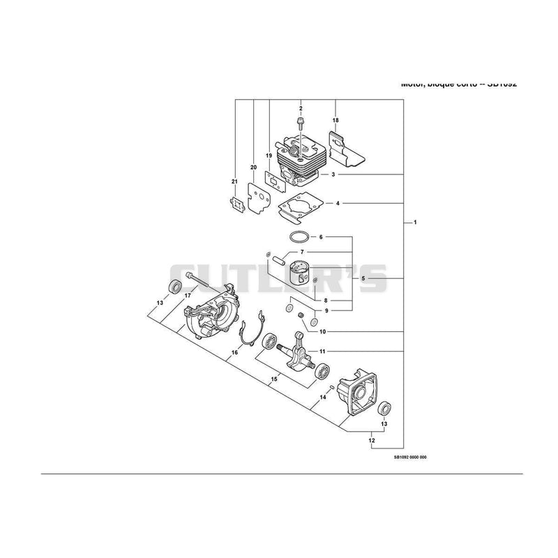 Engine, Short Block -- SB1092