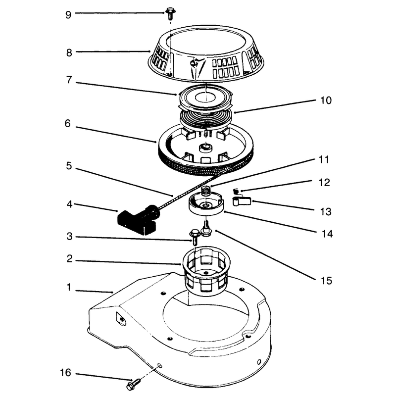 Recoil Assembly Model No 47pr4-7