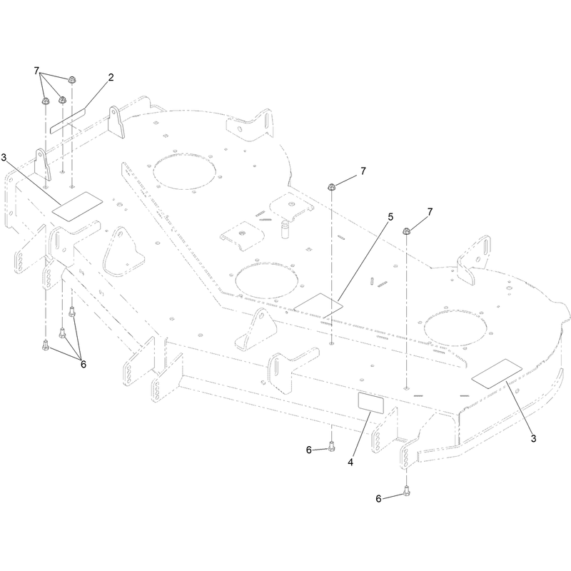 Deck Decal Assembly No. 133-7068