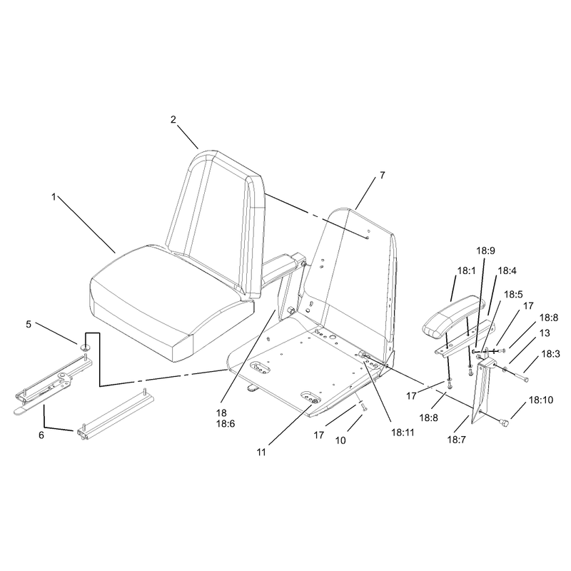 Seat Assembly No 1-633705