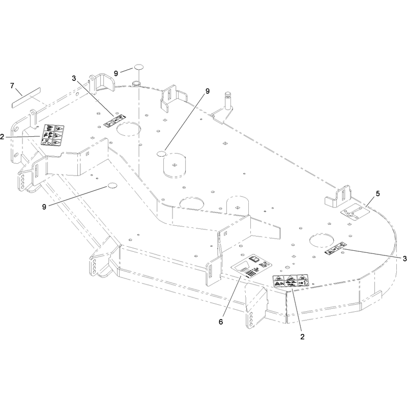 48 Inch Deck Assembly No. 109-6253