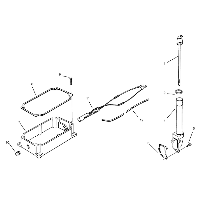 Oil Pan and Dipstick
