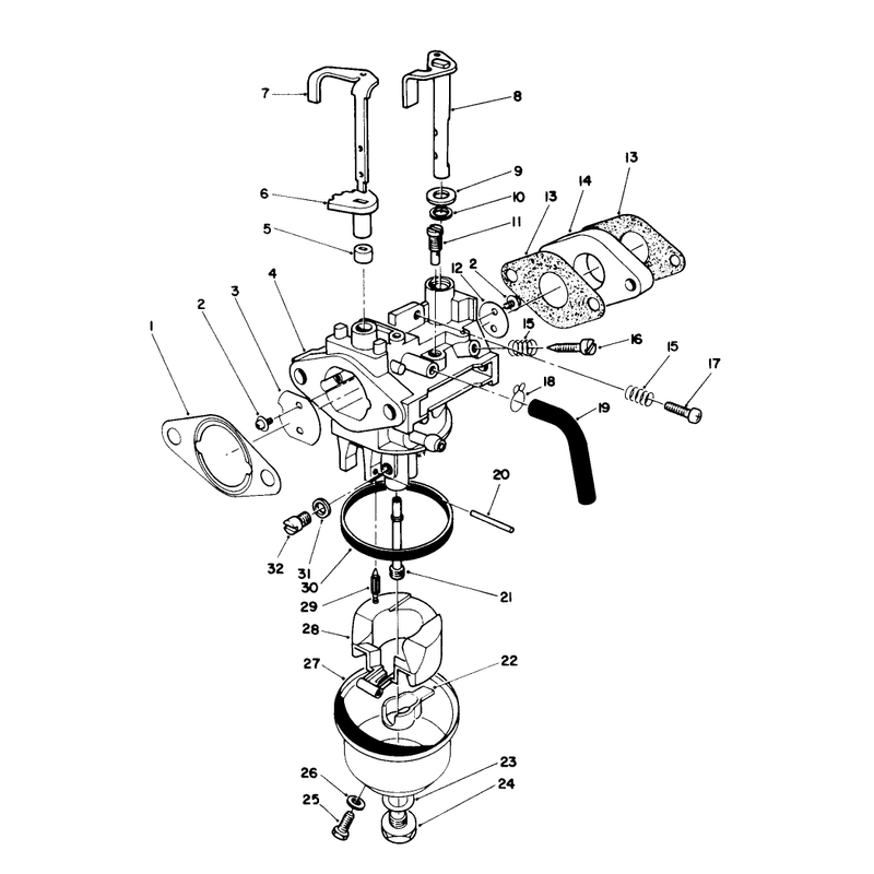 Carburetor Assembly Model No Vmk9