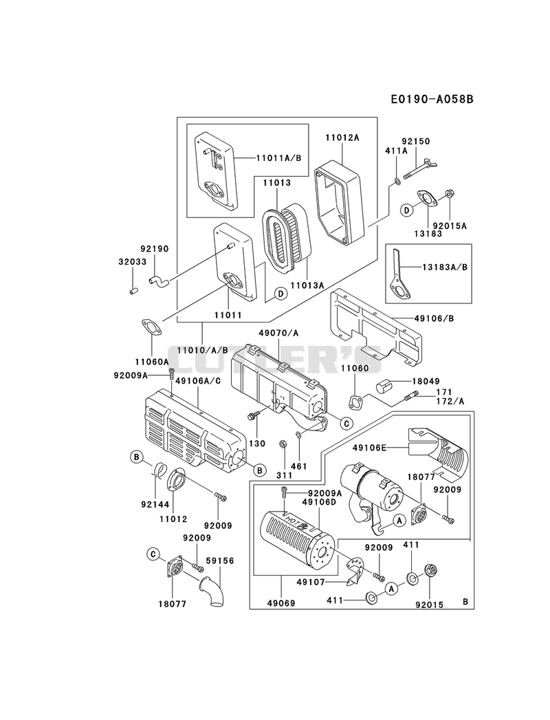 AIR-FILTER/MUFFLER