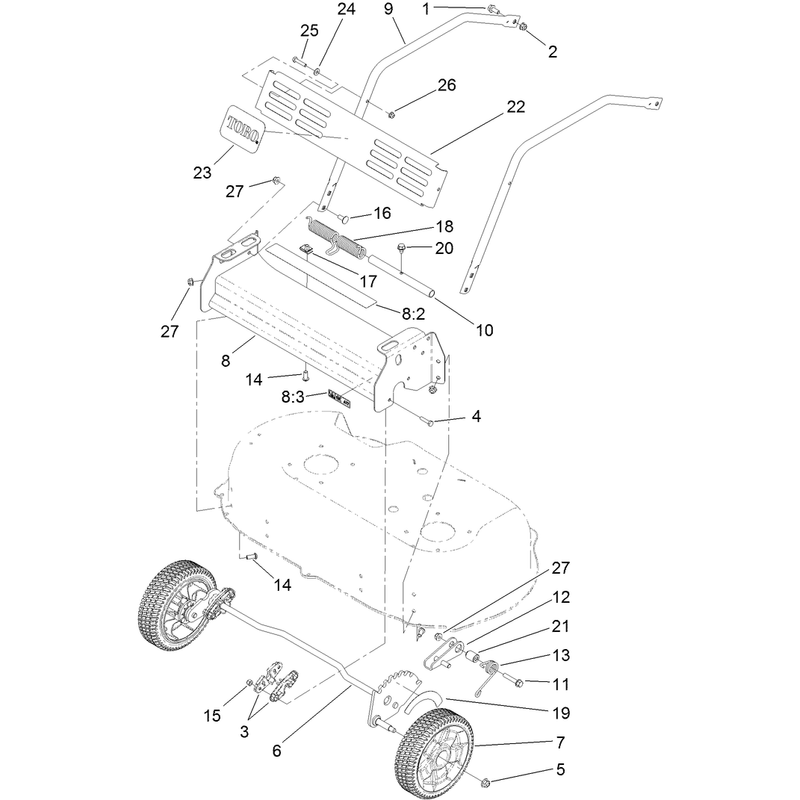 Front Bumper and Wheel Assembly