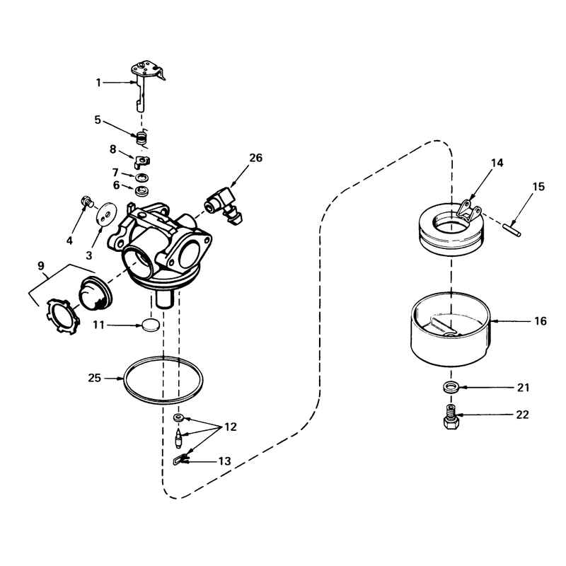 Carburetor No 632050