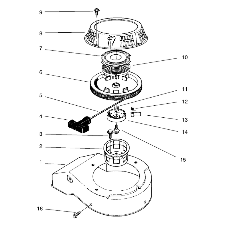 Recoil Assembly Model No 47pt6-3