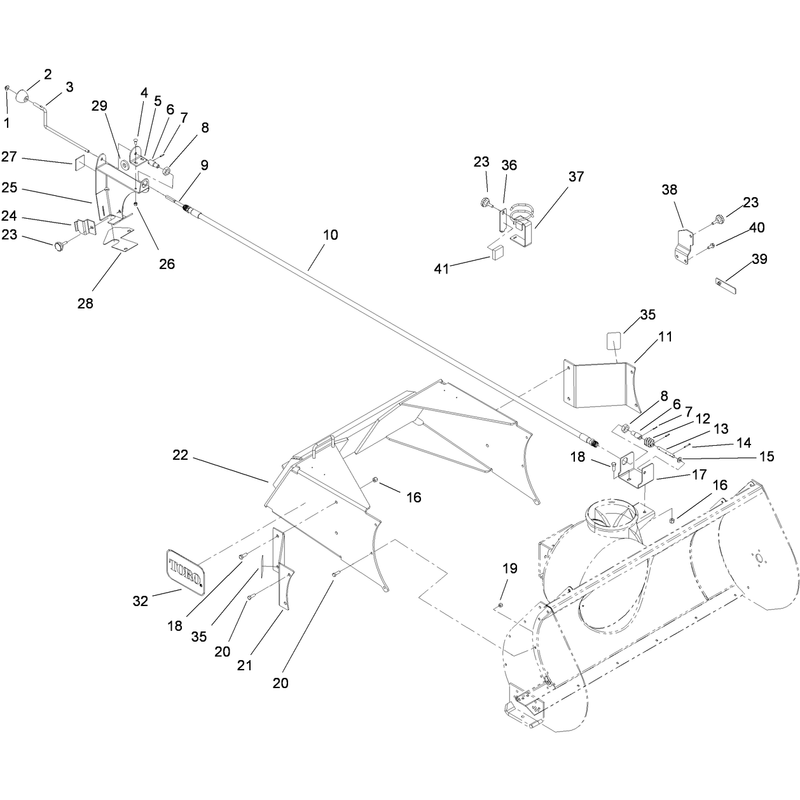 Crank and Mounting Assembly