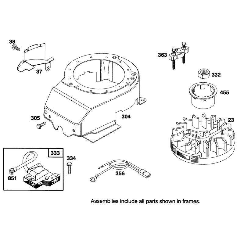 Engine Briggs and Stratton Model 127702-0115-01